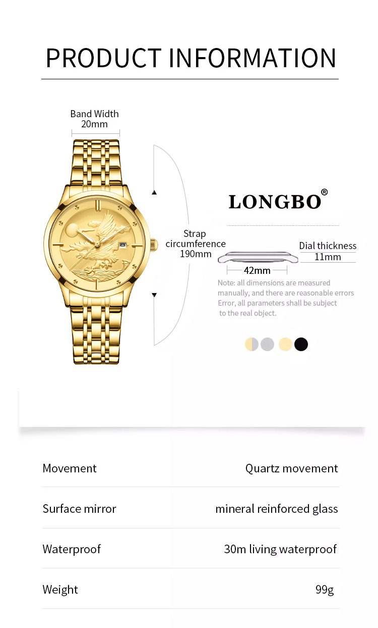LONGBO Men's Watch 80820