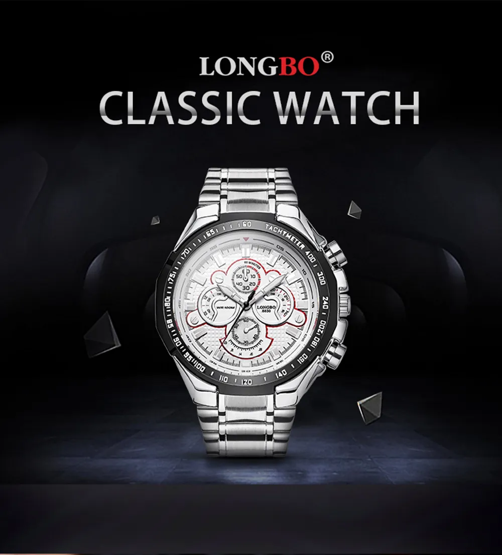 LONGBO Top Brand Luxury Men Watches Full Steel Band Waterproof Date Week  Quartz Watch Men Casual Wristwatch Relogio Masculino275J From Jklo561,  $88.44 | DHgate.Com