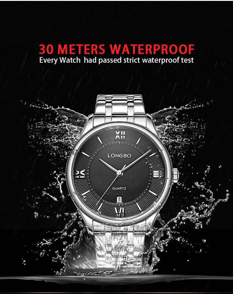 Buy LONGBO Watches Men Casual Lovers Quartz Wristwatches Stainless Steel  Strap Online at desertcartNorway