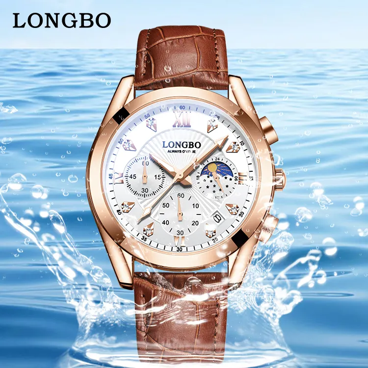 Longbo 80430-Silver-Gold Analog Watch - For Men - Buy Longbo  80430-Silver-Gold Analog Watch - For Men Silver Gold Stainless Steel Black  Dial Scratch Resistant Waterproof Luxury Watch for Men and Boys Online